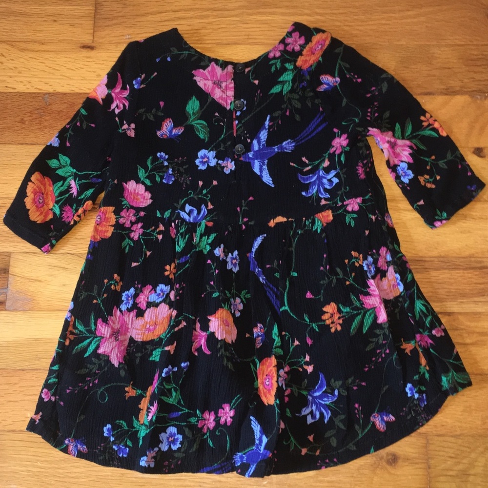 Toddler girls 3/4 sleeved dress - Picture 2 of 3